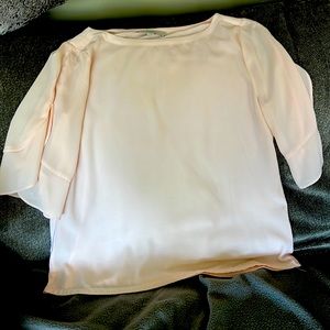 LOFT peach colored blouse in small